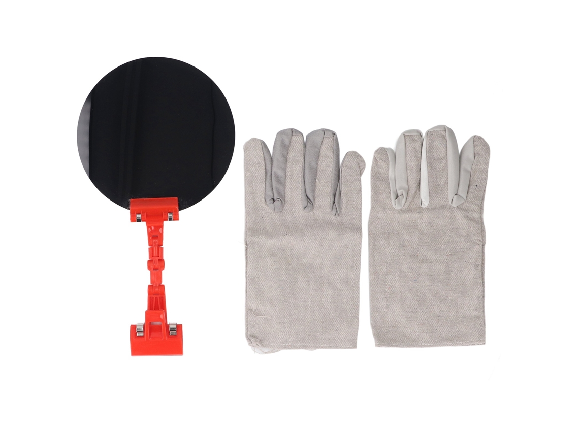 Panel De Soldadura Portátil Con Bloqueo De Luz, Clip Giratorio De 360°, Alternativa A La Máscara De Soldar Con Guantes, 18 Cm