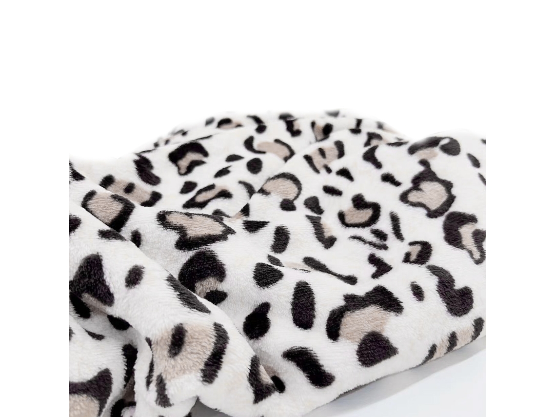 Manta Suave Y Acolchada, Manta Con Estampado De Leopardo, Manta Caliente Ligera Para Cama O Sofá