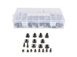 250 Teclas Táctiles De 6x6 Y 12x12 Mini Botones Pulsadores Para Juguetes Electrónicos Con Control Remoto