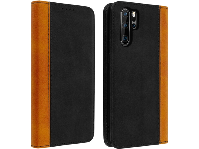 Funda Huawei P30 Pro AVIZAR Wallet Negro