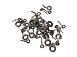 Kit de reparación de puntas de cañas de pescar, acero inoxidable y cerámica, 40 piezas