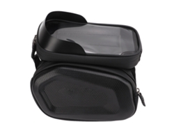 Bolsa Para Quadro De Bicicleta Com Capa Solar Transparente Impermeável Pu Couro Para Celular Até 7.2 Polegadas
