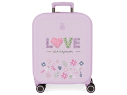 Maleta de Cabina ENSO Love Ice Cream Expansível Morado (55cm)
