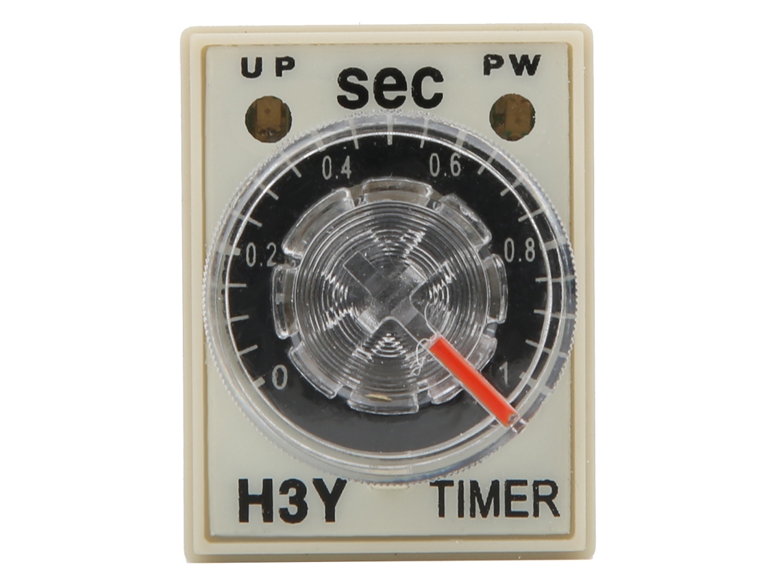 Relé Temporizador H3y-2 8 Pines 0-1 Segundo Dial 5a 24vdc Para Múltiples Usos
