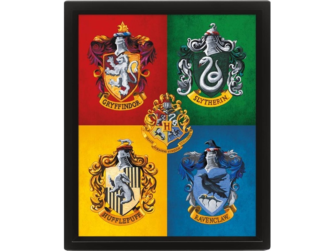 Marco lenticular 3d PYRAMID Harry Potter Colourful Crests