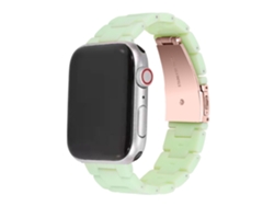 Correa Resina Premium para Apple Watch Series 8 45mm Verde Claro