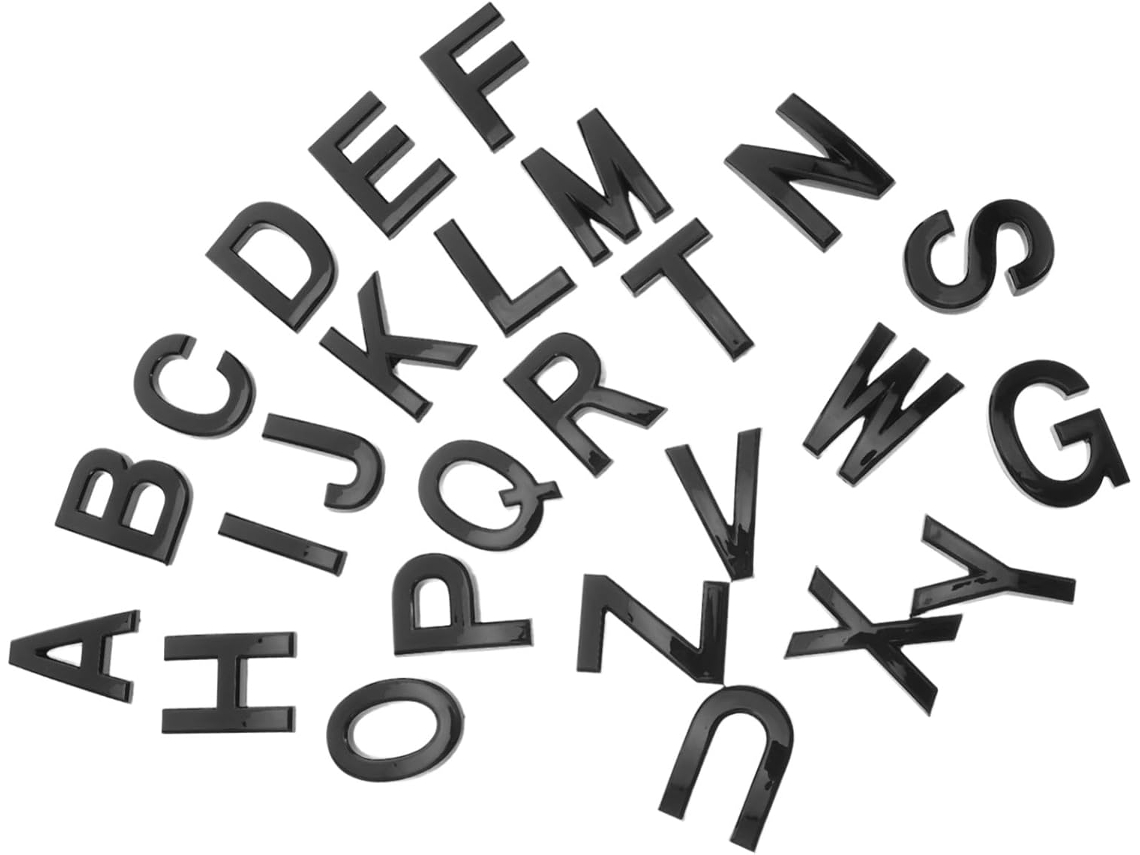 Adhesivos De Pared Modernos Con Letras Del Alfabeto Para El Hogar O La Oficina.