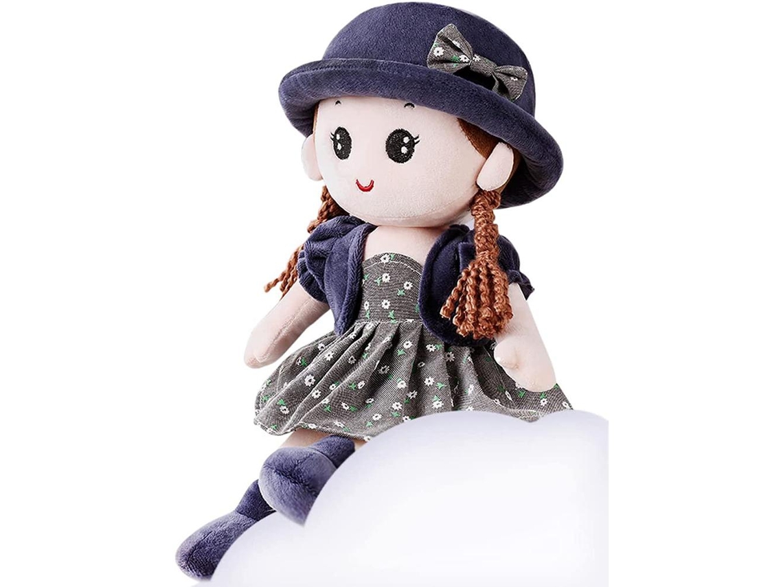 Muñeca De Trapo Para Niña Bebé Peluche Suave Muñeca Princesa Juguete Decoración De Habitación Infantil