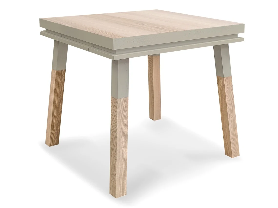 Escritorio Cadruado de Madera Maciza Con 1 Cajón 100 cm