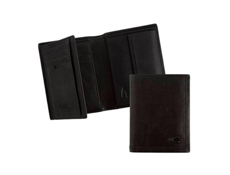 Billetera Activa Camel Nota Tradicional Alta Con Soporte Negro De Osaka