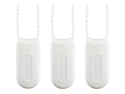 Rebe-pesas De Cordón De Plástico Para Persianas Verticales Y Cortinas, Mango De Seguridad, 3 Piezas, Blanco