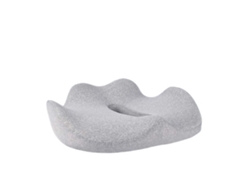 Almohadas Ortopédicas Para Un Mejor Soporte De Cadera Y Coxis, Aliviando La Ciática Y La Presión En Las Piernas. Gris Claro.