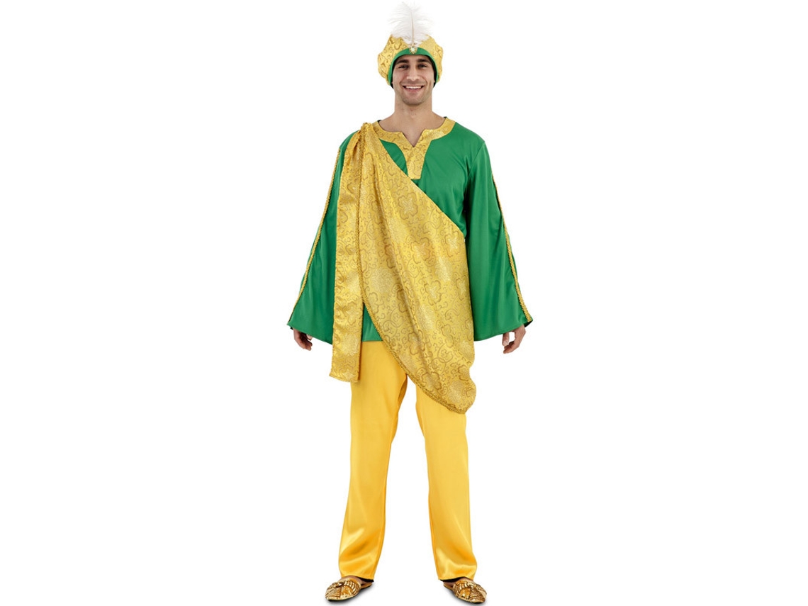 Disfraz de Hombre EUROCARNAVALES Sirviente Real Amarillo (M/L )