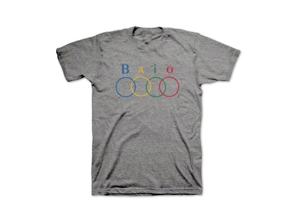 Baio Olympic Ring T-shirt Rockinstone Unisex Adults Best Sellers Size:l