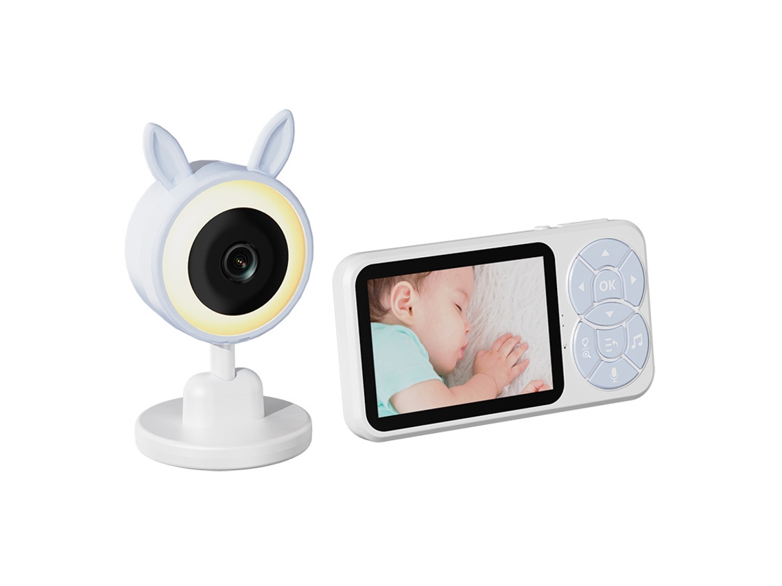 Monitor De Bebé Yuysan C4l De 3,5 Pulgadas, Dispositivo Digital De Seguridad Para Niños En Cualquier Clima Con Luz Nocturna Colorida
