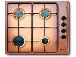 Placa de Gas GLEM GTL64TF (Gas Butano-propano - 58.5 cm - Marrón)