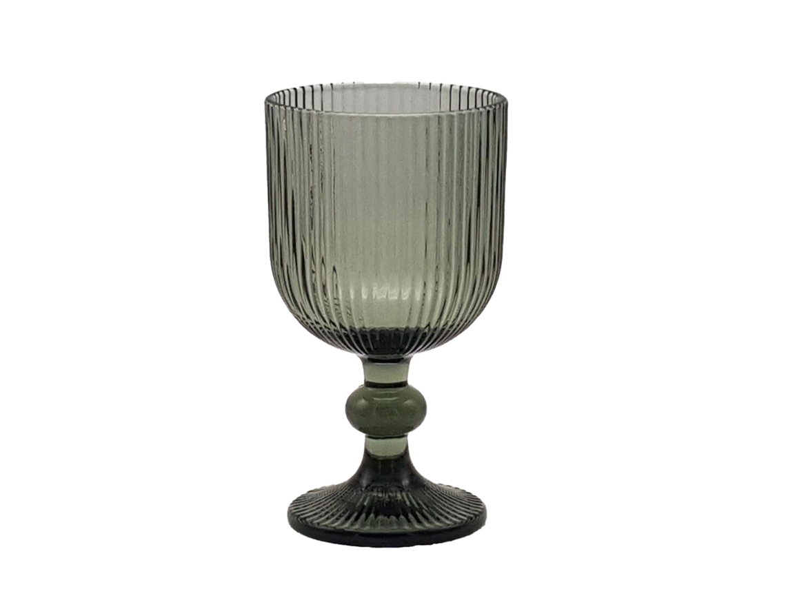 Set de 6 Vasos Stripes 230 ml Gris MY GLASS