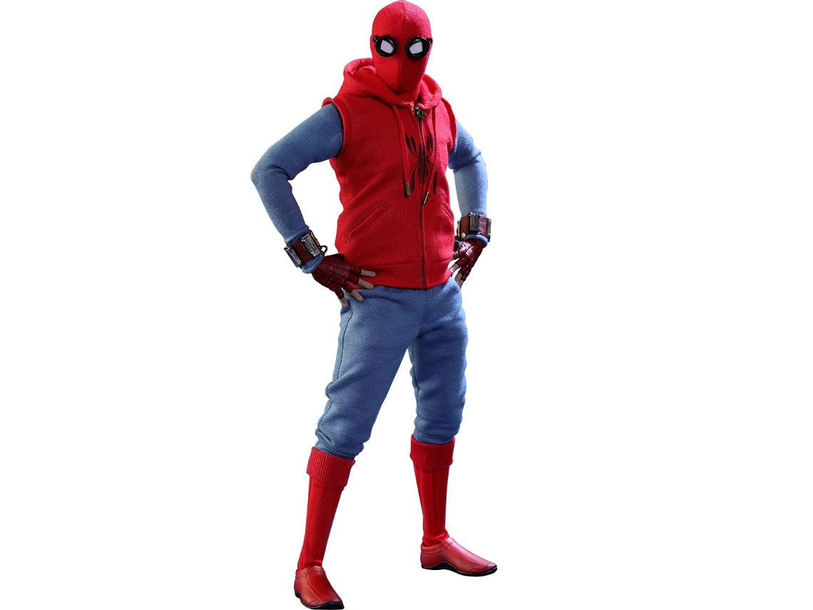 Figura Hot Toys MMS414 - Marvel Comics - Spider-Man Homecoming - Spider-Man Homemade Suit Version
