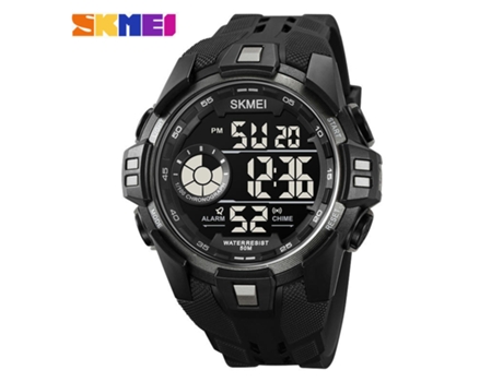 Reloj para Hombre Reloj de Pulsera electrónico para Deportes al Aire Libre Relojes Digitales Impermeables LED-Color Titanio LUUCOZK