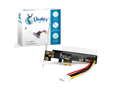 Tarjeta Adaptador DONKEY PC a de Expansión DONKEY PC Pci-E a Pci Sata Express