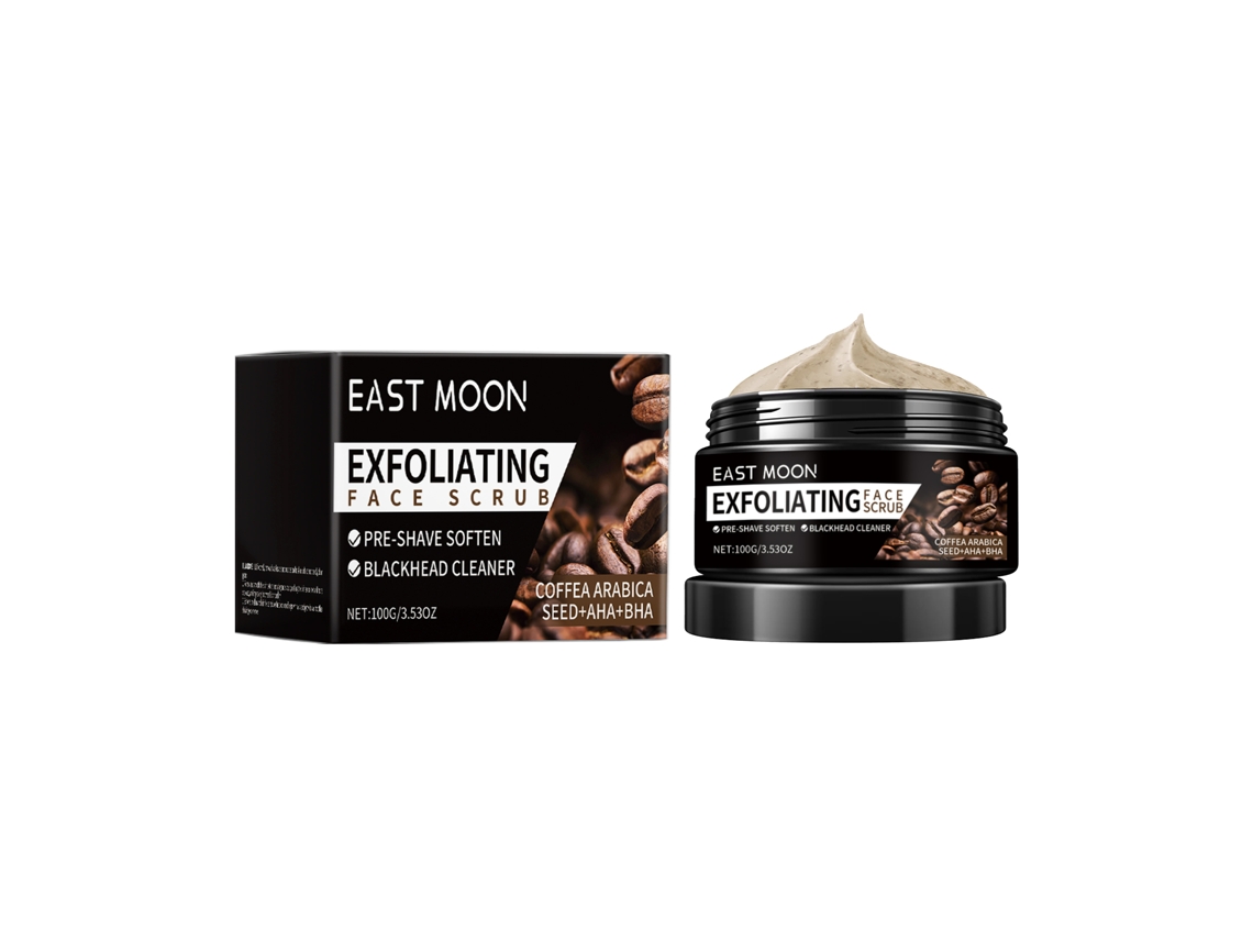 Exfoliante facial de café natural para una piel radiante