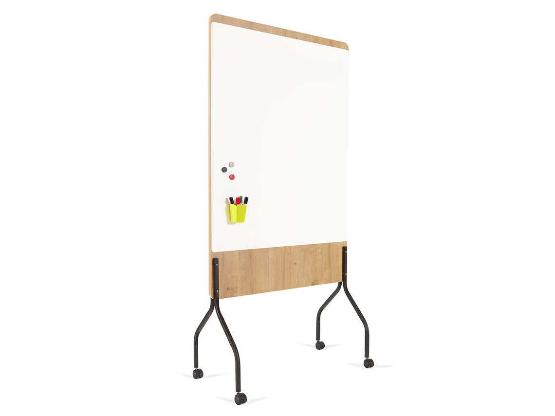 Pizarra móvil Rocada Natural - magnética - 100 x 120 cm
