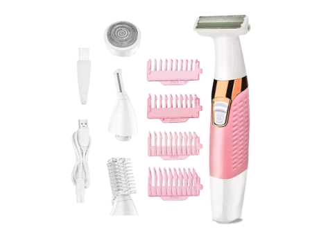 Lady Shaver Afeitadora Eléctrica para Mujer Recortadora de Bikini Depiladora Facial para Mujer Maquinilla de Afeitar Eléctrica Femenina para Rostro...