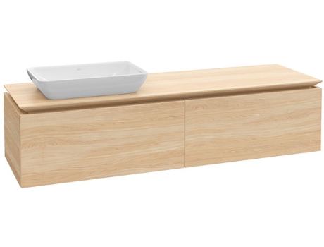 Villeroy &amp Boch Legato Vanity unit B718 1600x380x500mm lavabo a la izquierda iluminación LED