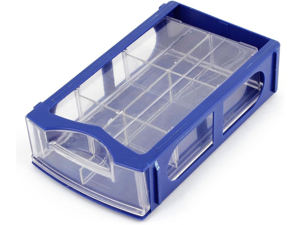 Caja Organizadora De Componentes Electrónicos De Plástico Con 6 Compartimentos Separables