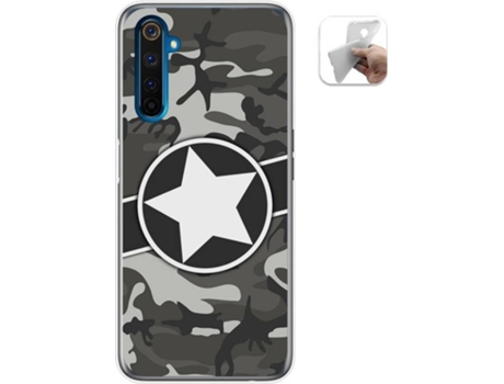 Carcasa Realme 6 Pro TUMUNDOSMARTPHONE Camuflaje 02 Multicolor