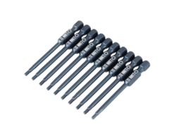 Juego De 10 Puntas De Destornillador Hexagonales De Acero S2 De 1/4 De Pulgada (65 Mm) H6.3*h2.5