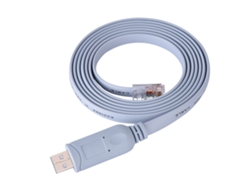 Cabo Plano Usb2.0 Macho Para Rj45 Macho Cat5 Console Serial Para Roteadores E Switchs Cisco