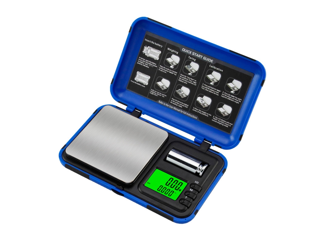 Mini Báscula De Bolsillo Digital De Precisión Pantalla Lcd De Alta Precisión Báscula De Joyería 50g/0.001g Gertiz