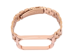 Correa Inteligente De Reloj Antidespiste De Acero Inoxidable Para Mi Band 6 Con Hebilla Plegable De Doble Pestillo