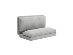 Sofá cama plegable Succebuy, con funda lavable, gris oscuro (tamaño matrimonial)