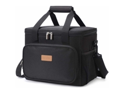 Lancheira Térmica 15l, Bolsa Térmica, Bolsa Para Lancheira Para Trabalho, Escola, Praia, Piquenique (preta)