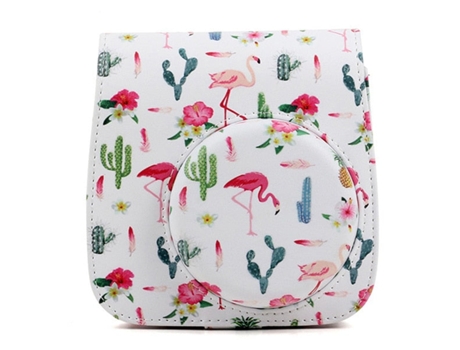 Bolsa SLOWMOOSE para Cámara Fujifilm Instax Mini Blanco con Cactus