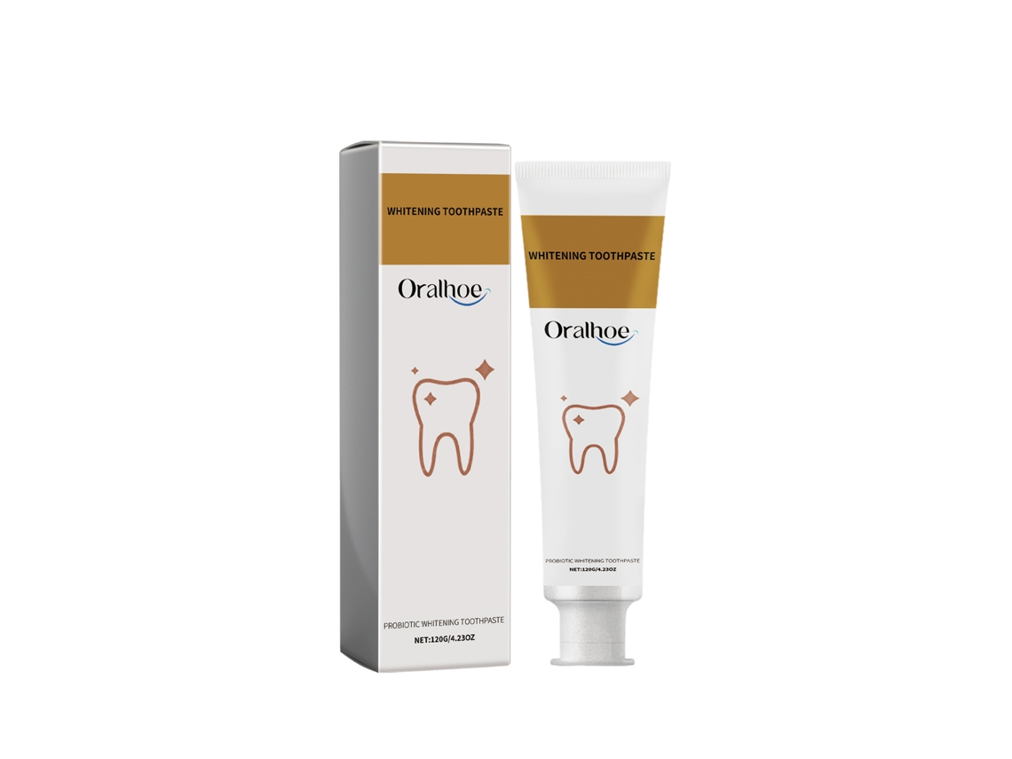 Pasta dental blanqueadora Oralhoe para manchas en las encías