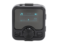 Reproductor MP3 Yizhood M9 de 1,2 pulgadas con función de grabación, 16 GB, color negro