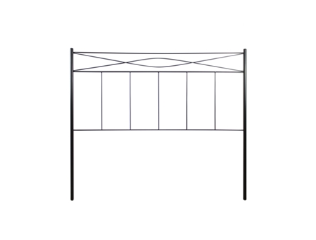 Cabecero de Forja FACTORY MUEBLES Encinarejo, Negro Cama de 105 cm ( 110 x 120)