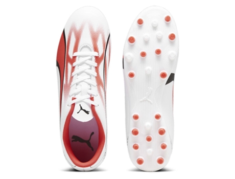Botas de fútbol Unisex para Fútbol PUMA Ultra Play Mg Blanco (44)