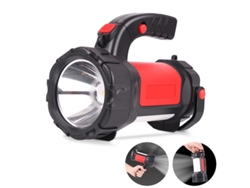 Linterna LED recargable, súper brillante, resistente al agua, para acampar, pescar y actividades al aire libre.