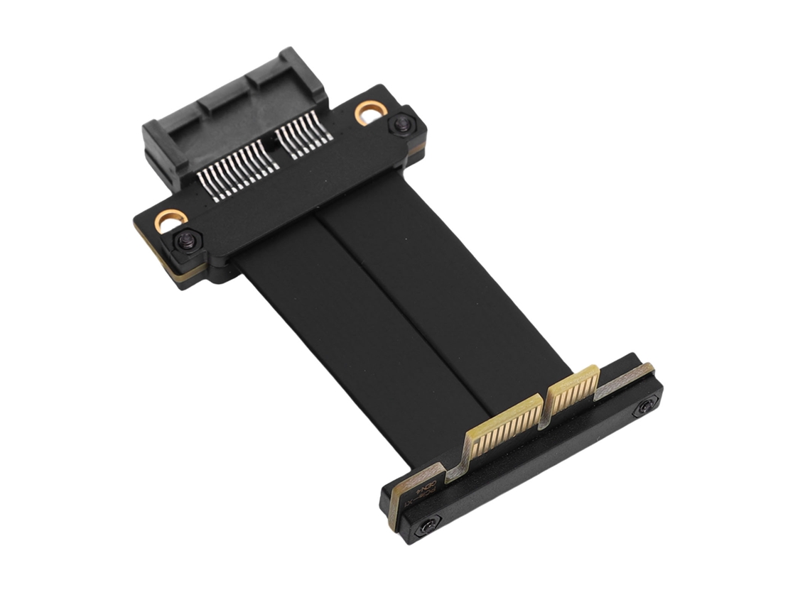 Cable Riser Pcie 4.0 180° Velocidad Total Sin Pérdidas 10cm Extensión De Tarjeta Gráfica Gpu