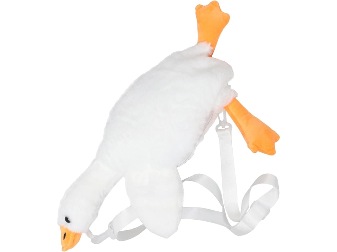 Bolso De Hombro De Felpa Blanca Suave Con Estampado De Aves, Bolso De Mano Bonito Y Cómodo Para Mujer.