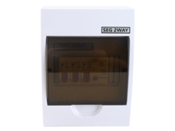 Caja De Fusibles De 2 Vías 40a 30ma Rcd + 2 Mcb Para Garajes Y Edificios Residenciales