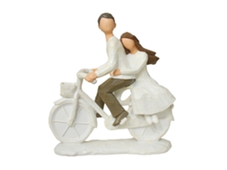 Estatuas de una pareja romántica enamorada, esculturas de arte en resina