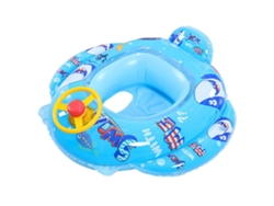 Anillo flotante con asiento de seguridad para niños de 1 a 6 años.