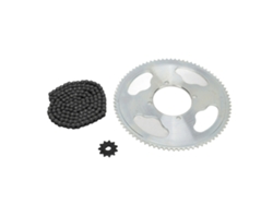 2026-kit Cadena Piñón 8d Piñón 11t Rueda Piñón 25h 80t Cadena De Transmisión 25h 146 Eslabones Para Moto Atv Bicicleta Diy