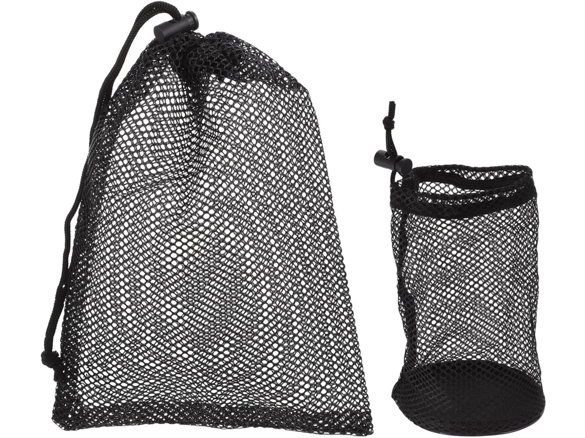 Red portátil para pelotas de golf (2 piezas), nailon duradero, con práctica bolsa de almacenamiento con cordón para Slowmoose Golf