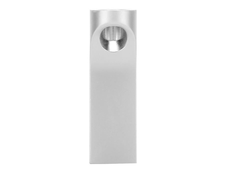 HURRISE Memoria USB U Disco USB 2.0 Metal Mini Suministros Portátiles Impermeables para Computadora Plateado Memoria